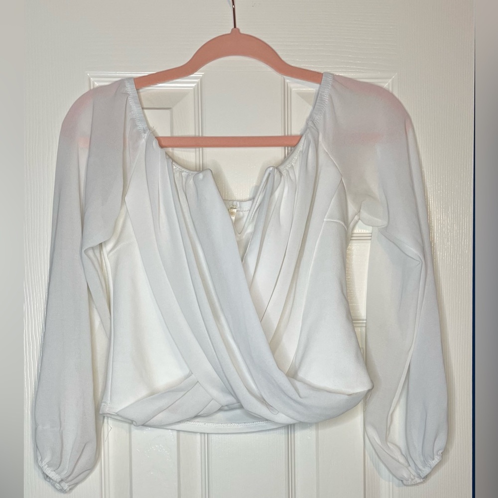 White Long Sleeve Blouse